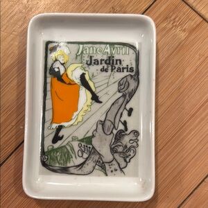 Vintage Jane Avril Jardin de Paris Tray